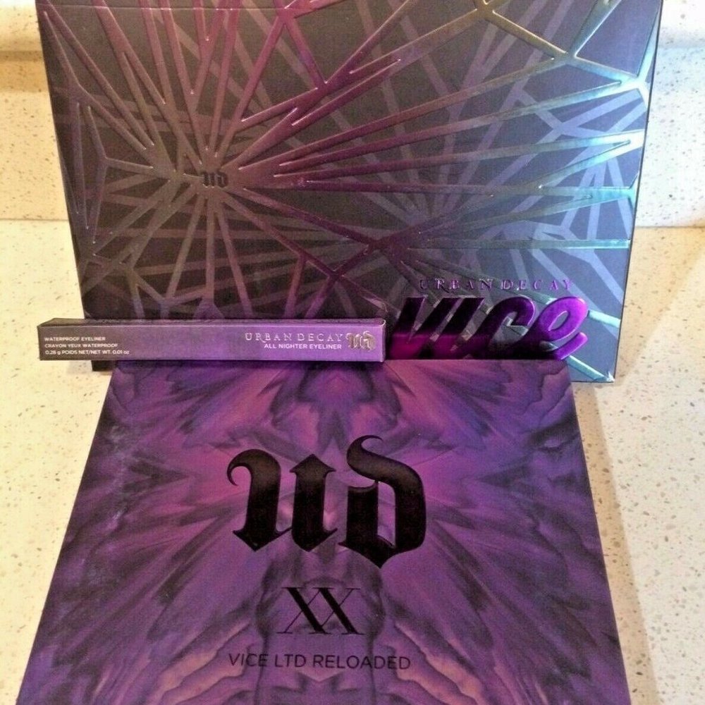 Urban Decay Eyeshadow Palette Lot Vice 4 LTD XX Reloaded, Eyeliner NEW